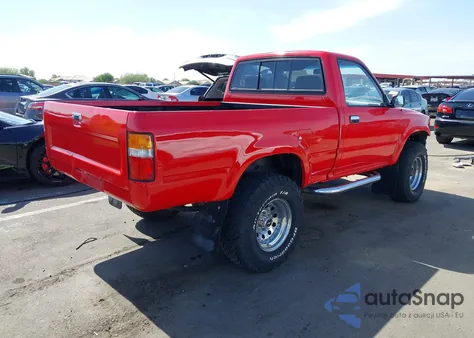 1990 Toyota Pickup 1/2 Ton Sht Wheelbase Dlx z USA, uszkodzony, nr VIN JT4RN01P7L7019709